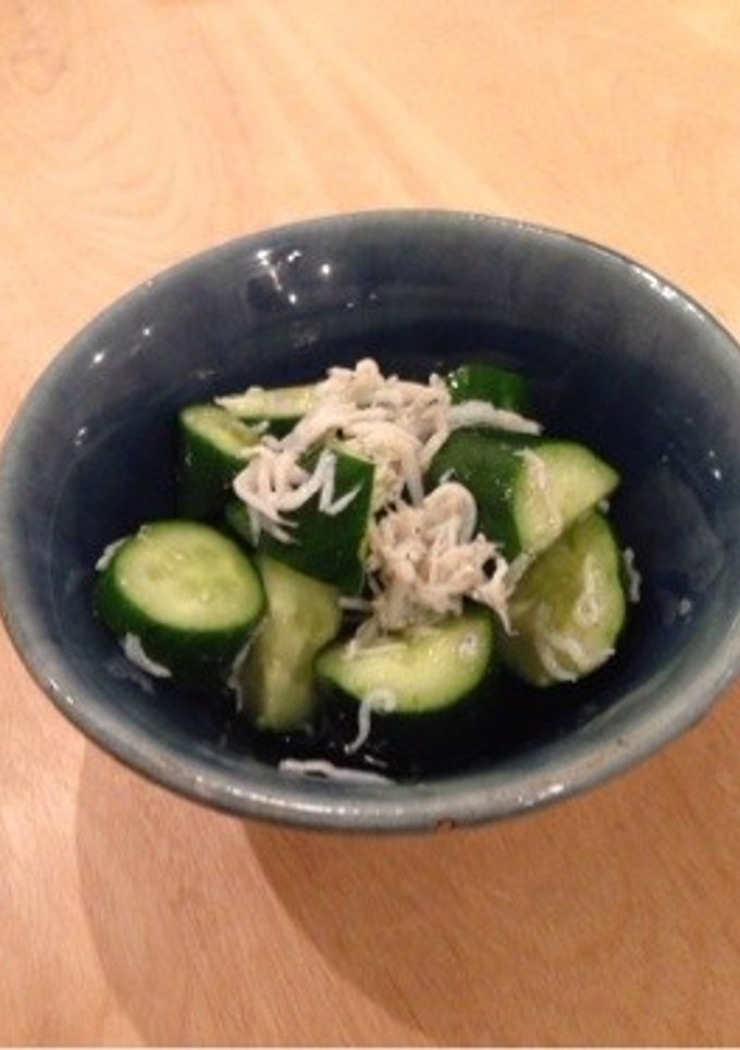 きゅうりとしらす干しの酢の物-レシピのメイン写真