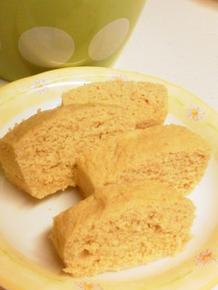 レンジで簡単!おからの黄な粉カステラ-レシピのメイン写真