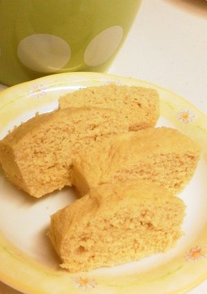 レンジで簡単！おからの黄な粉カステラ-レシピのメイン写真