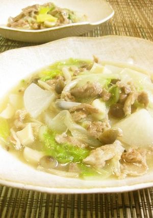 オッサンの肉野菜炒め白だし餡かけ-レシピのメイン写真