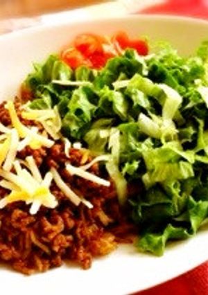 マルちゃん 焼そばdeそば飯タコライス-レシピのメイン写真