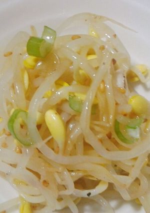 簡単！水ぽくない韓国の「もやしナムル」-レシピのメイン写真
