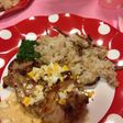 絶品スパイシークリームチキンと牛蒡ライス