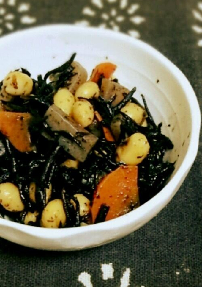 簡単＊ひじきと大豆の煮物-レシピのメイン写真