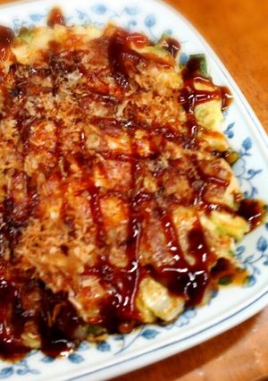 長芋なしでも！ふわふわお好み焼き♡-レシピのメイン写真