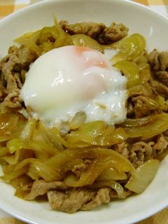 ★とろとろ温泉玉子が美味しい*豚丼*♪-レシピのメイン写真
