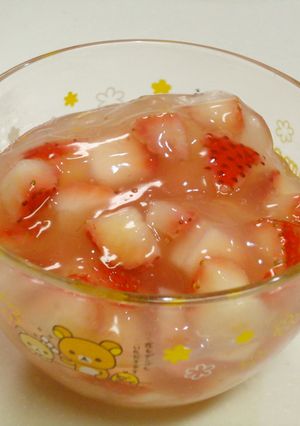 ゆるゆるトロ～リ☆くずいちご-レシピのメイン写真
