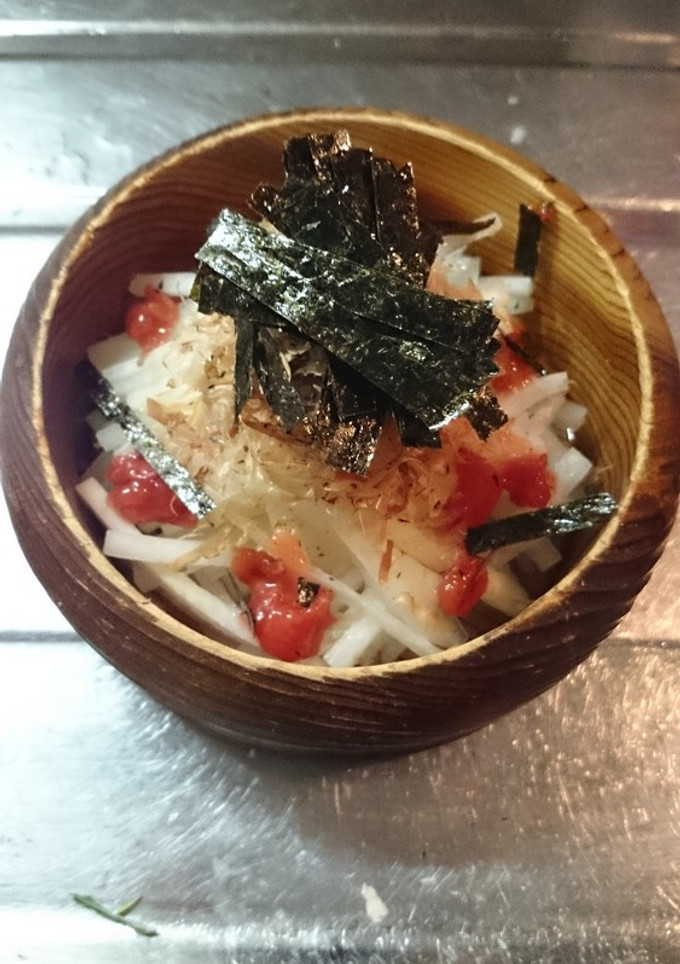 シャキッとさっぱり☆大根の梅和風サラダ-レシピのメイン写真