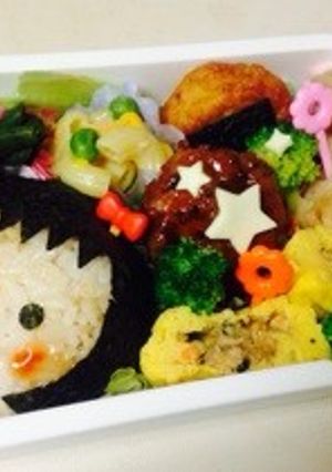 キャラ弁☆女の子-レシピのメイン写真