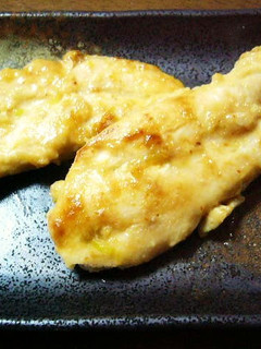 * ささみのピリ辛ネギ味噌漬け焼き *-レシピのメイン写真