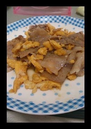 豚肉卵炒め-レシピのメイン写真