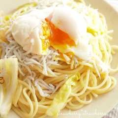 รูปของ *しらすとキャベツのペペロンチーノ*
