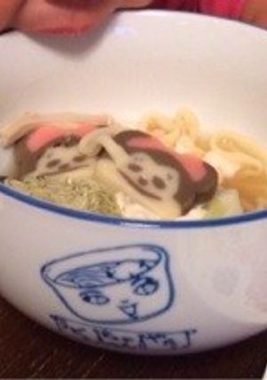 離乳食完了期熱々うどん取り分け即食べる技-レシピのメイン写真