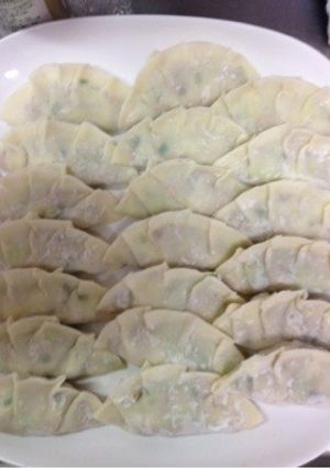 炒めひき肉の餃子(白菜入り)-レシピのメイン写真