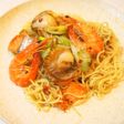 鍋セットで簡単♪豪華海鮮塩焼きそば
