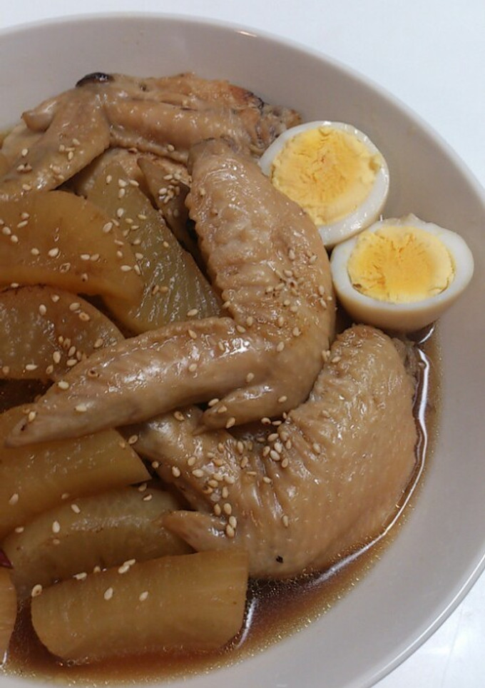 大根と手羽先の煮物-レシピのメイン写真