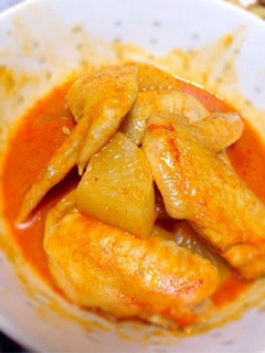 簡単♪手羽先と大根のコチュジャン煮-レシピのメイン写真