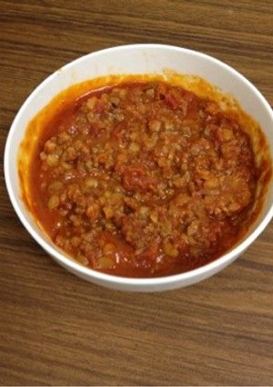 楽チン美味しいレンズ豆のミートソース-レシピのメイン写真