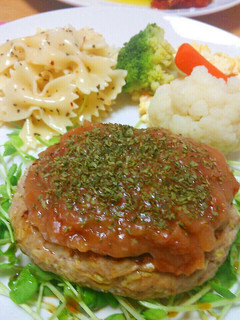 簡単 梅豚キャベツハンバーグ-レシピのメイン写真