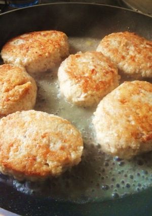 レンコンつみれバーグ-レシピのメイン写真