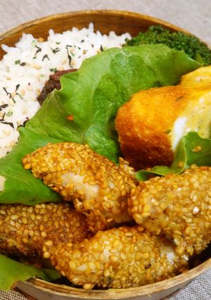 ささみのごままぶし焼き　カレー粉でね-レシピのメイン写真