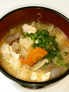 根菜たっぷり具だくさん豚汁♪-レシピのメイン写真