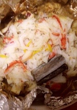 いかわたと蟹の☆ホイル焼き-レシピのメイン写真