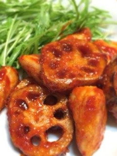 鶏と蓮根のピリ辛スイチリあえ-レシピのメイン写真
