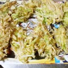 超簡単!節約野菜かき揚げ-レシピのメイン写真
