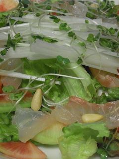 鯛刺身と紅芯大根のサラダ-レシピのメイン写真