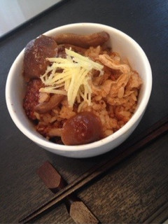ナメコの炊き込みご飯♪-レシピのメイン写真
