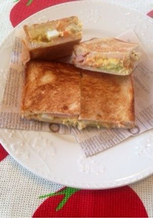 ホットサンド③ ポテトサラダ-レシピのメイン写真