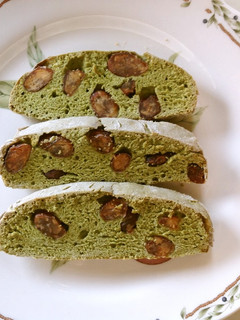 抹茶と甘納豆の和風ビスコッティ-レシピのメイン写真