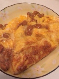 半熟とろとろ♡納豆オムレツ-レシピのメイン写真