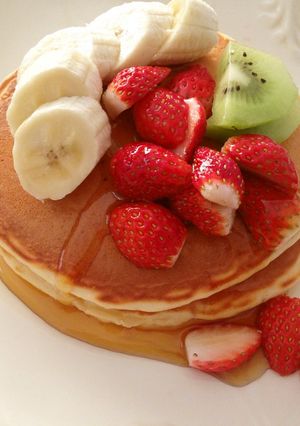 材料これだけ!簡単超ふわふわパンケーキ-レシピのメイン写真