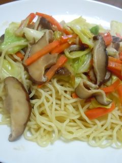 しいたけ塩焼きそば-レシピのメイン写真