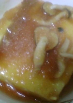 豆腐のキノコ大根おろしあんかけ-レシピのメイン写真