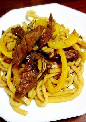 イタリアン仕立ての牛タン焼きうどん-レシピのメイン写真