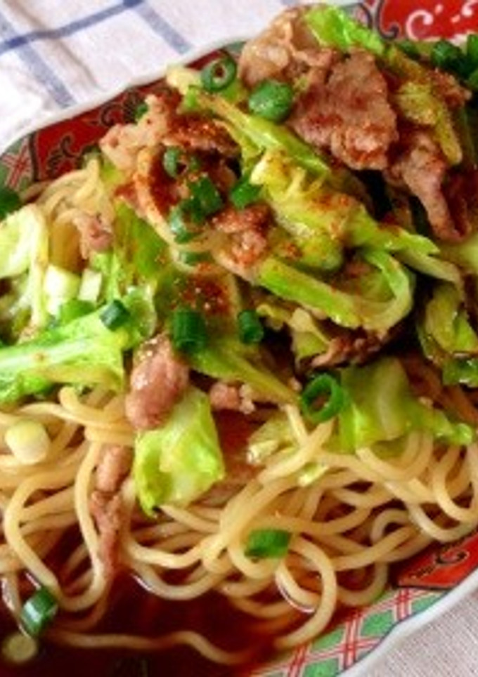 信州伊那名物☆ローメン風！汁焼きそば-レシピのメイン写真