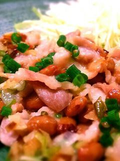 豚ネギ納豆炒め-レシピのメイン写真
