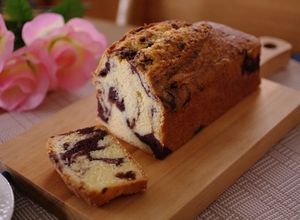 簡単ココアマーブルのパウンドケーキ-レシピのメイン写真