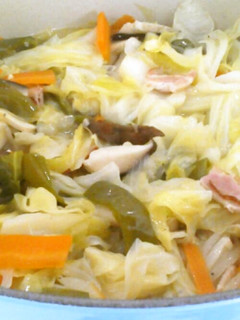 たっぷり野菜とベーコンの蒸し煮-レシピのメイン写真