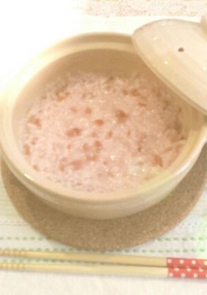 ☆カリカリ梅のお粥☆-レシピのメイン写真