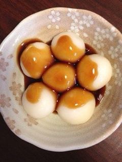 白玉粉でみたらし団子❀-レシピのメイン写真