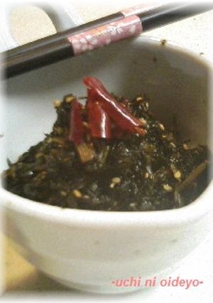 ふきの葉で◆思い出の佃煮◆-レシピのメイン写真