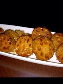 蓮根の挟み焼き-レシピのメイン写真