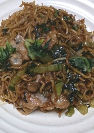 広島菜ちりめん焼きそば～つけ麺スタイル～-レシピのメイン写真