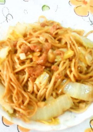 白菜コンビーフやきそば★-レシピのメイン写真