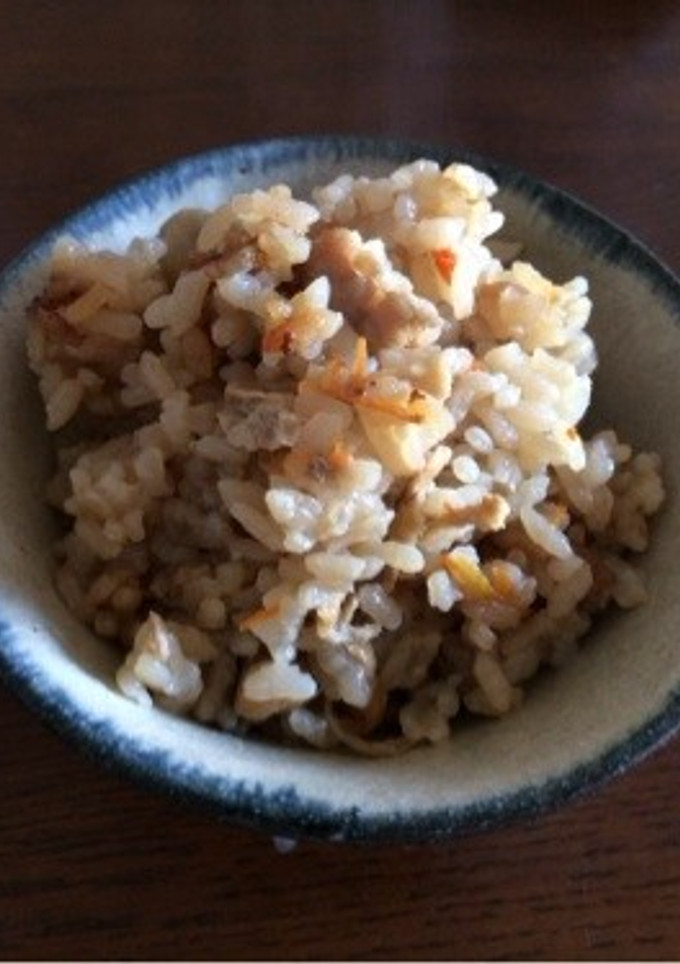 鶏とごぼうの炊き込みごはん-レシピのメイン写真