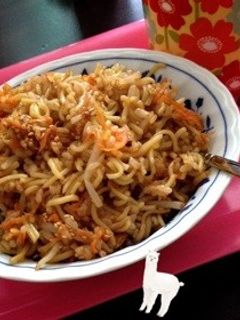 市販の焼きそばで簡単そばめし-レシピのメイン写真
